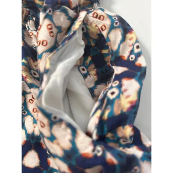 Anthropologie Boho Printed Smocked Shorts High Waist Flowy Viscose Medium - Picture 7 of 8